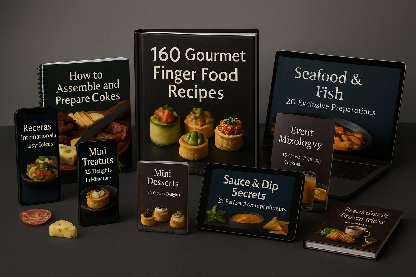 📦 Súper Combo Gourmet 9X1: 3 eBooks + 6 Bonus Exclusivos