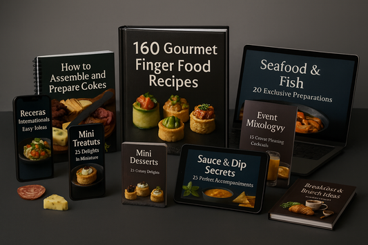 📦 Super Pack Gourmet 9X1: 160+ Gourmet Finger Foods + 8 Exclusives Bonuses