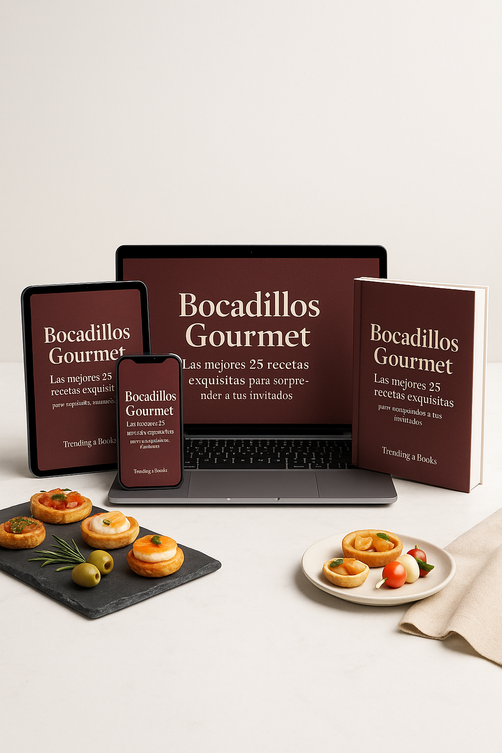 Bocadillos Gourmet：Las mejores 25 Recetas Exquisitas para Sorprender a tus Invitados