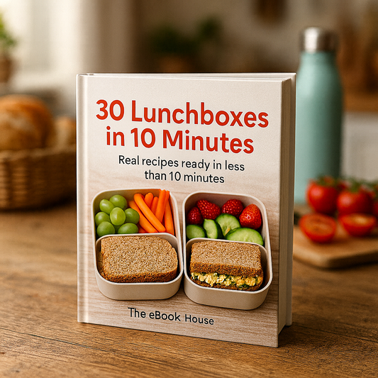 30 Lunches in 10 Min: Healthy, Quick & No Ultra-Processed Foods