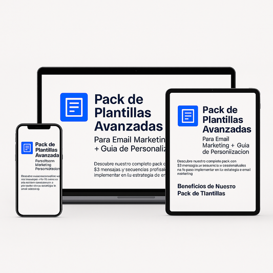 Pack de Plantillas Avanzadas | Guia Para Email Marketing