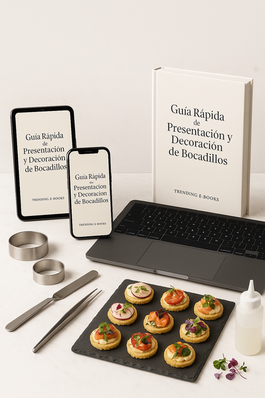 Guía Rápida de Presentación y Decoración de Bocadillos