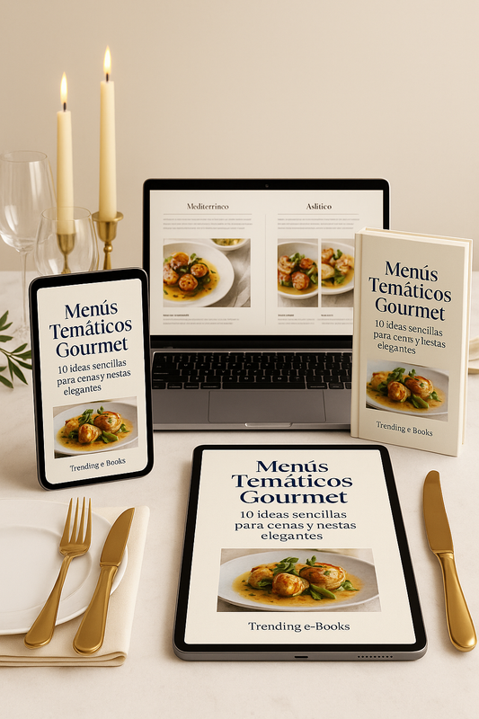 Menus Tematicos Gourmet: 10 Ideas con Recetas Sencillas para Cenas y Fiestas Elegantes